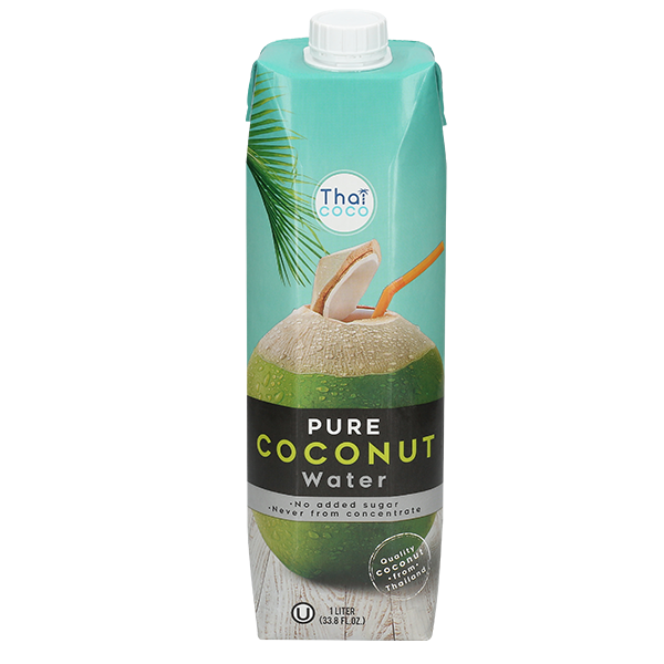 100% UHT Coconut water 1000 ml. (prisma)